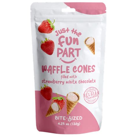 Just The Fun Part Bite Sized Waffle Cones 423 Oz Kroger