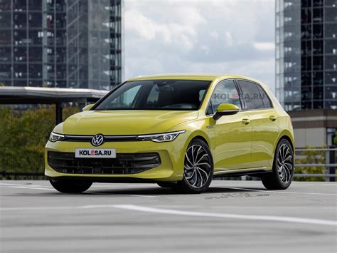 2024 VW Golf Facelift Surfaces Early Via Digital Illustration