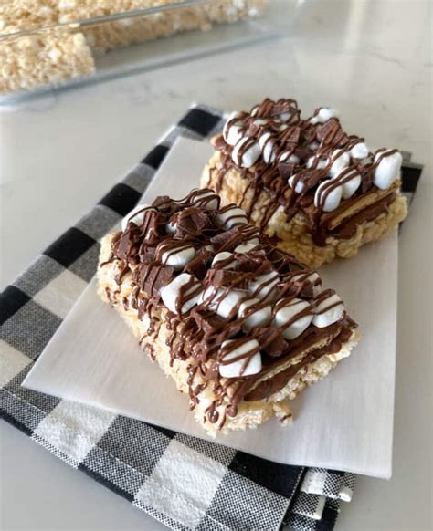 S Mores Rice Krispie Treats Recipe Picky Palate