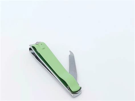 Premium Photo Stainless Steel Nail Clipper Isolated On A White