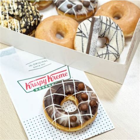 Krispy Kreme Limited Edition Kit Kat Marble Strawberry Doughnut Until