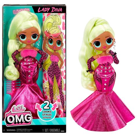 Poupée Lol Surprise Omg Lady Diva 25cm Mga King Jouet Barbie Et