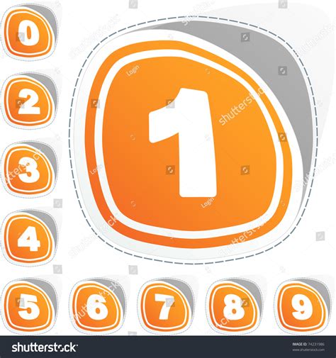 Numbers Vector Illustration Stock Vector (Royalty Free) 74231986 ... 