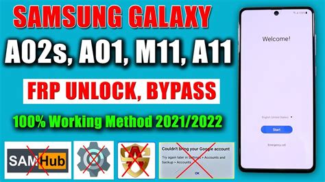 SAMSUNG MOBILE FRP BYPASS ANDROID 11 SAMSUNG A02s A11 M11 A01