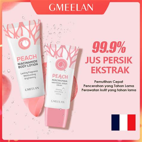 Jual GMEELAN 2 Pcs Set Losion Tubuh Ketiak Krim Serum Niacinamide