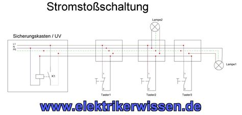 Stromstoßschaltung Aufbau und Funktion