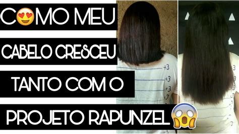 COMO MEU CABELO CRESCEU TANTO O PROJETO RAPUNZ YouTube