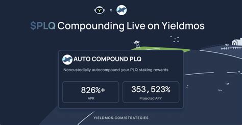 Planq Plq Compounding Is Now Live On Yieldmos R Planq Network