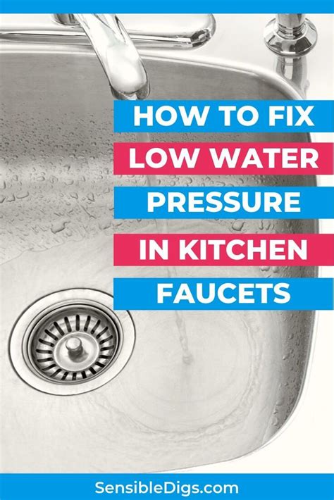 How To Fix Low Water Pressure In A Kitchen Sink At Ellen Basham Blog