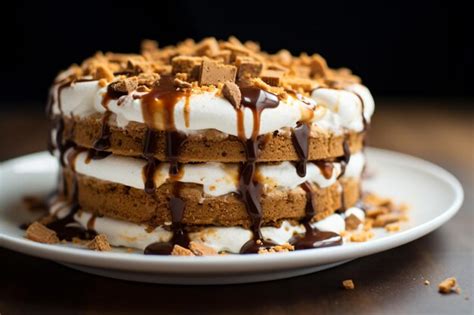 Premium Ai Image A Picture Of Smores Cake