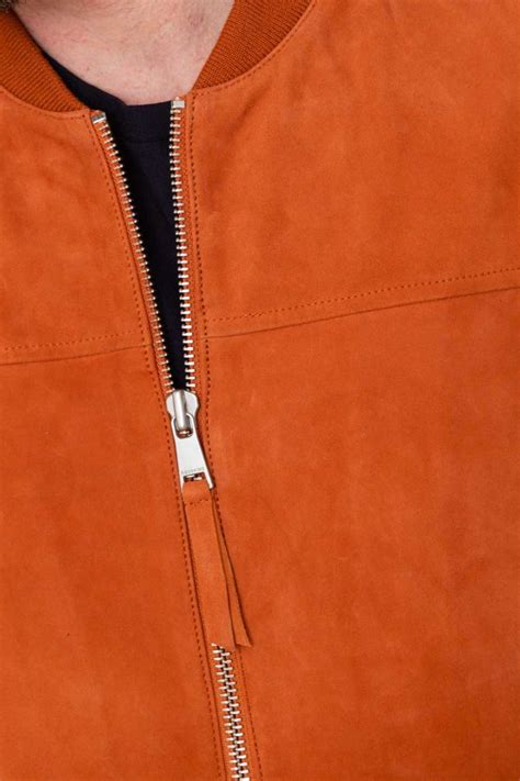 Blouson Homme Redskins Bower African Orange Cuir City