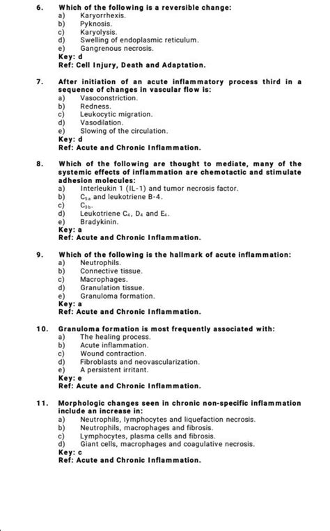 SOLUTION: general pathology and microbiology practice questions image ... 