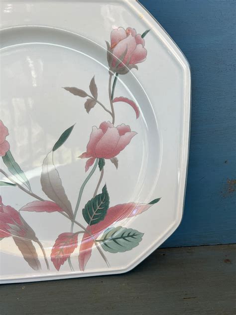 Vintage Mikasa Continental Silk Flowers Dinner Plate Etsy