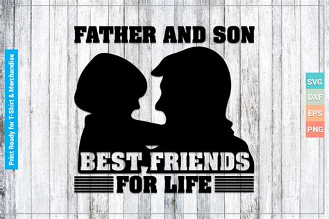 Father And Son Best Friend Svg Cut Files Graphic By Svgitems Creative