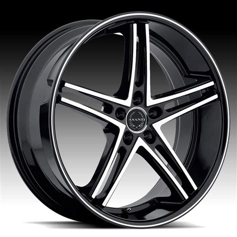 Asanti Black Label Abl 7 Machined Black Custom Wheels Asanti Black