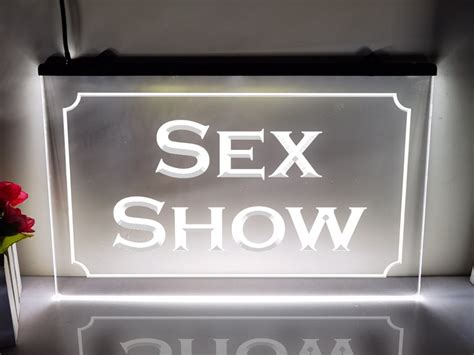 Sex Show Led Neon Illuminated Sign Dope Neons