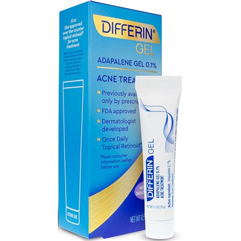 Differin Adapalene Gel 0 1 Acne Treatment 0 5 Oz 302994920303 EBay