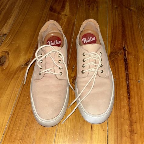 Derby Rollie Shoes In Pastel Pink Size 38 Depop