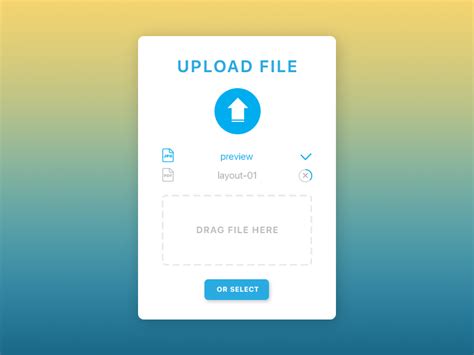 Daily Ui Challenge 031 File Upload Upload File Ios Ui Daily Ui Web