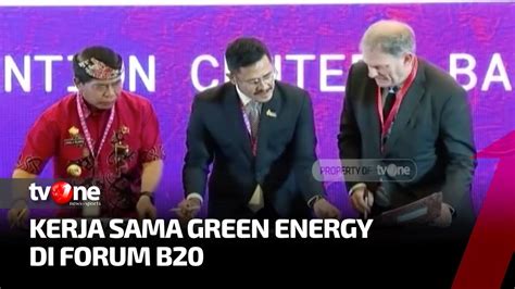 Pertamina Teken Kontrak Kerja Sama Green Energy Di Forum B20 Kabar