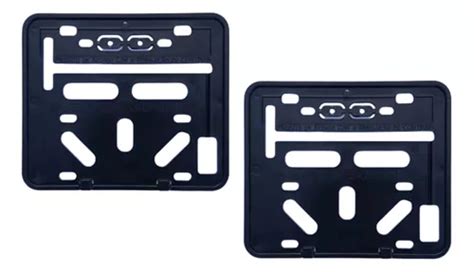 Moldura Suporte Placa Anti Quebra Moto Grande X Cm