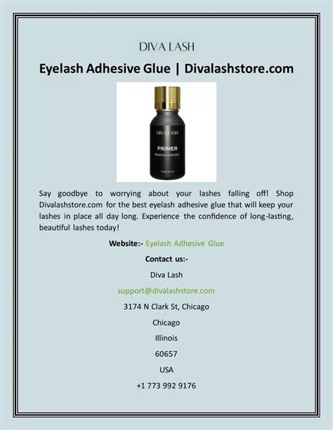 Ppt Eyelash Adhesive Glue Divalashstore Powerpoint Presentation Free