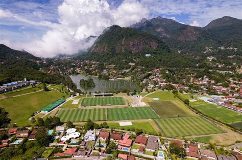 Aerial Drone View Granja Comary In Teresopolis The Headquarters And