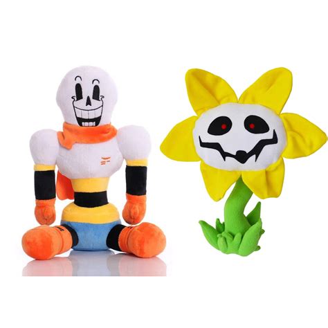 Pcs Orange Papyrus And Flowey Plush Undertale Plush Stuffed