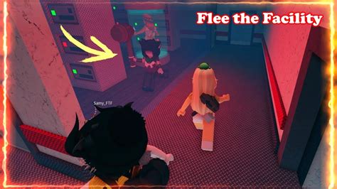 Tentando Escapar Da Fera Camper Roblox Flee The Facility Youtube