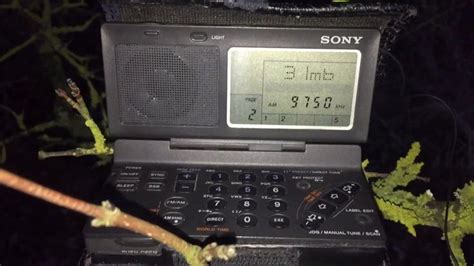 Sony Icf Sw100 Nhk World Radio Japan 9750 Khz First Catch On This