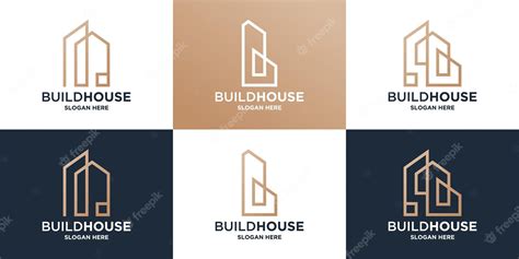 Premium Vector Home Building Logo Design Collection Build House Logo