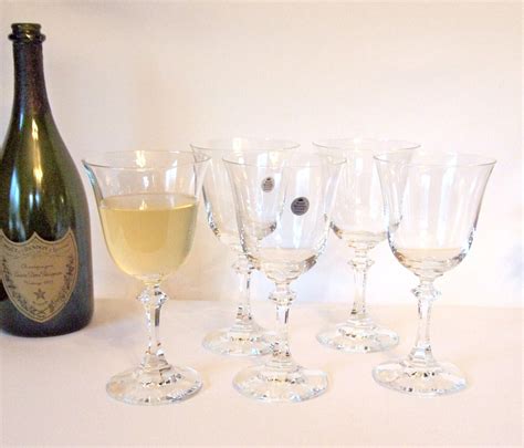 Vintage Royal Bavarian Crystal Hand Blown Water Wine Goblets