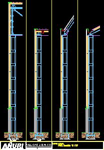 Estructuras De Acero En Autocad Librer A Cad