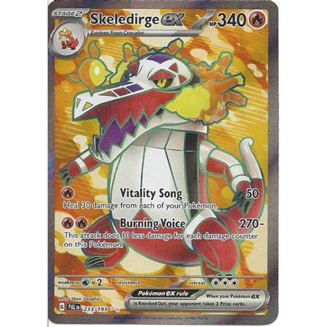 Pokemon Trading Card Game 233 193 Skeledirge Ex Ultra Rare Double