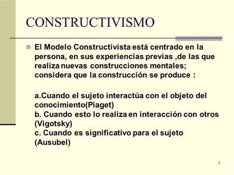 Definicion De Constructivismo Segun Piaget Deals Ladorrego Ar