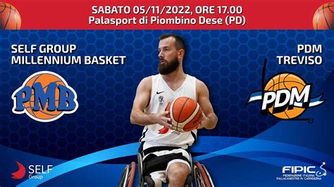 Serie A 2022 23 Self Group Millennium Basket PDM Treviso 3 Andata