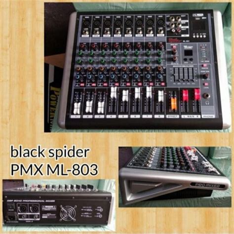 Jual Power Mixer Black Spider Ml Ch Full Mono Original Di Lapak