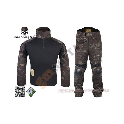 Complete Combat Suit Gen Multicam Black Tg L Em Emerson Gm