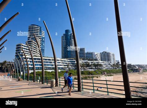 Umhlanga Rocks A Popular Seaside Resort Outside Durban South Africa In