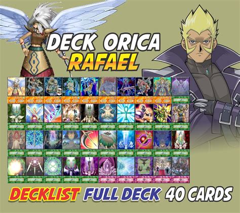 Rafael Deck Cards Anime Orica Yugioh Full Deck Duel Etsy