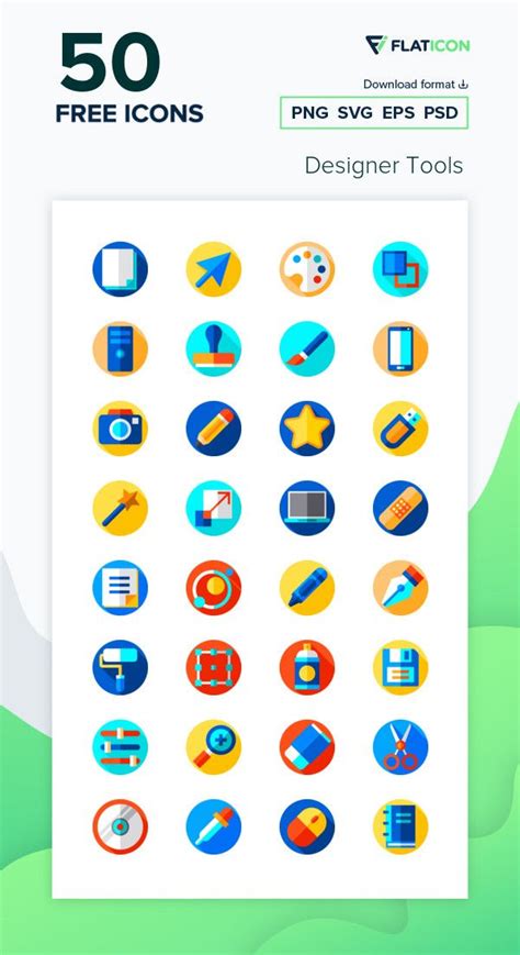 50 Free Vector Icons Of Designer Tools Designed By Freepik Flat Icon