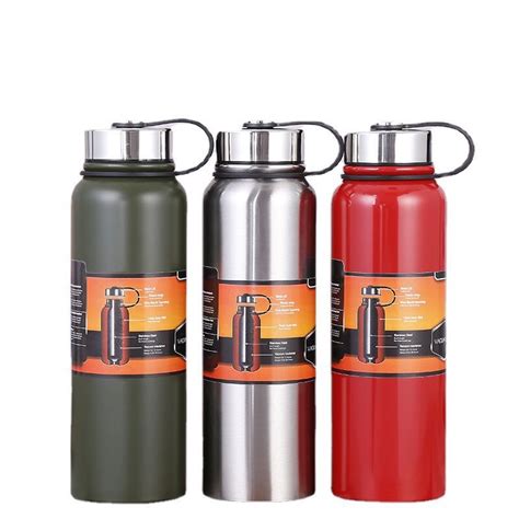 Garrafa de Água para Academia Térmica 900ml Vaccum Flask Quente e Frio