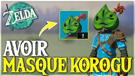 Comment Avoir Le Masque De Korogu Dans Zelda Tears Of The Kingdom