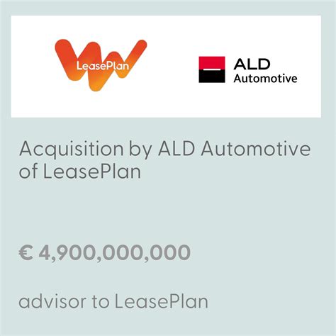 Ald Automotive Announced The Acquisition Of Leaseplan Axeco Corporate