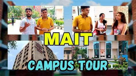 MAIT Campus Tour Maharaja Agrasen Institute Of Technology IPU