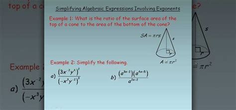 How to Simplify algebraic expressions involving exponents « Math ...