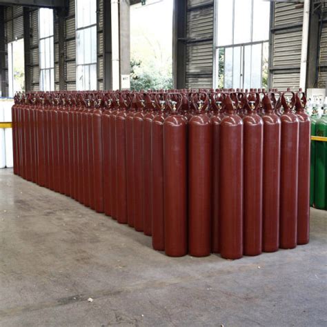 50L 200bar ISO Tped High Pressure Vessel Seamless Steel Oxygen Gas Cylinder