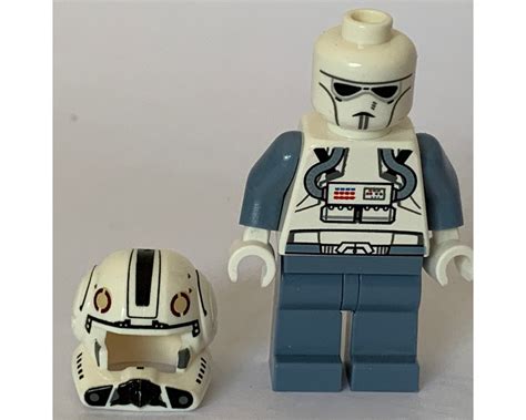 LEGO Set Fig 003854 Clone Pilot Open Helmet White Head Episode 3