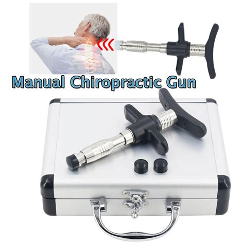 Pistola de corrección quiropráctica portátil para terapia de columna