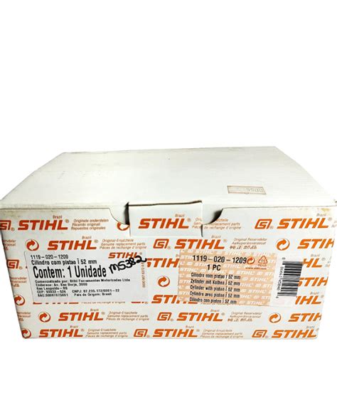 Cilindro Pist O Mm Stihl Ms Pasto Bom Rede